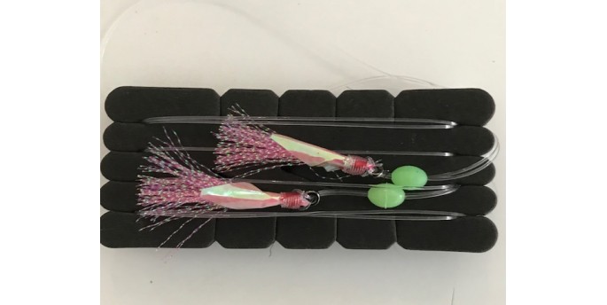 Pink Flasher rigs on Card